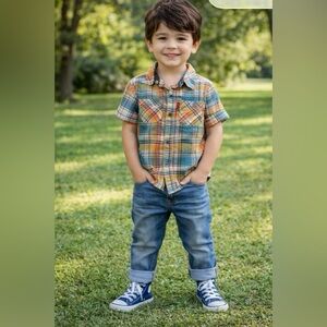 Levi’s Plaid Kids Shirt - Multicolor size 4-5yrs